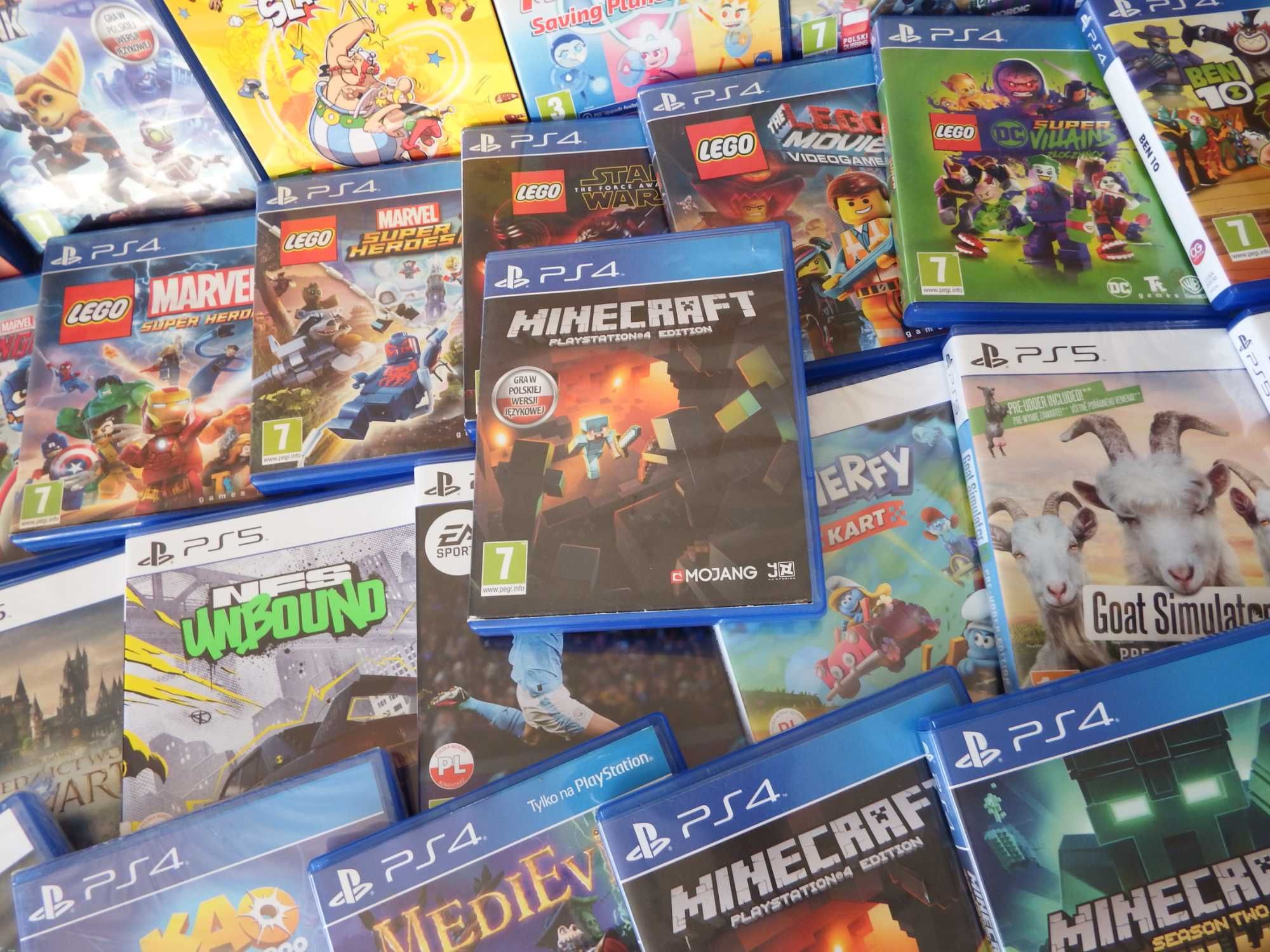 MINECRAFT PL PS4 / PS5 gry DLA DZIECI Sony Playstation PS4 + PS5