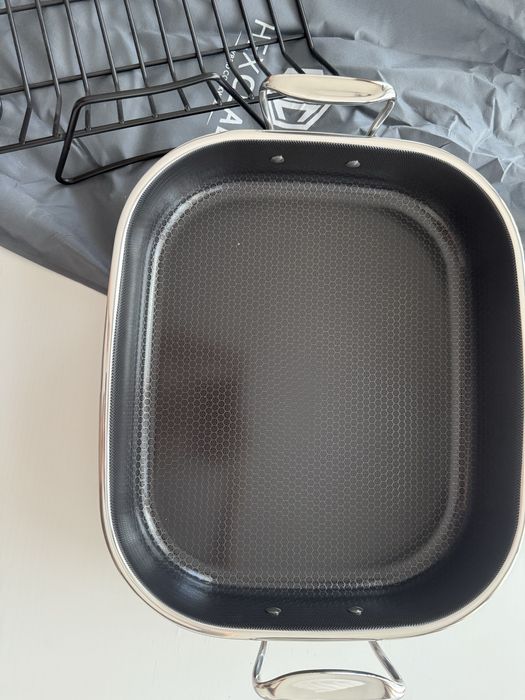 Brytfanna z rusztem HexClad 25*35 cm