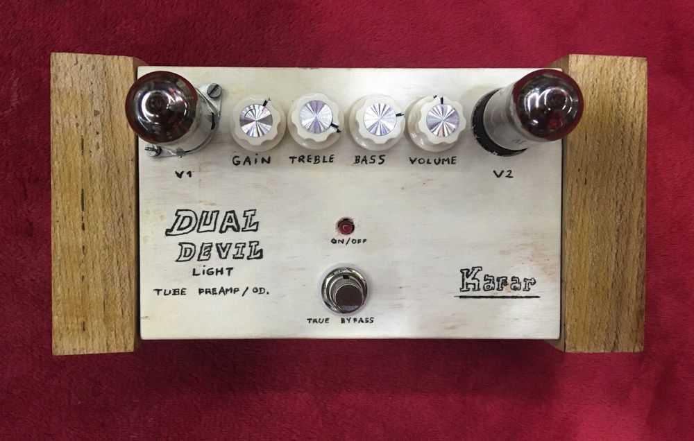 Efekt gitarowy lampowy  DUAL DEVIL LIGHT preamp overdrive nowy