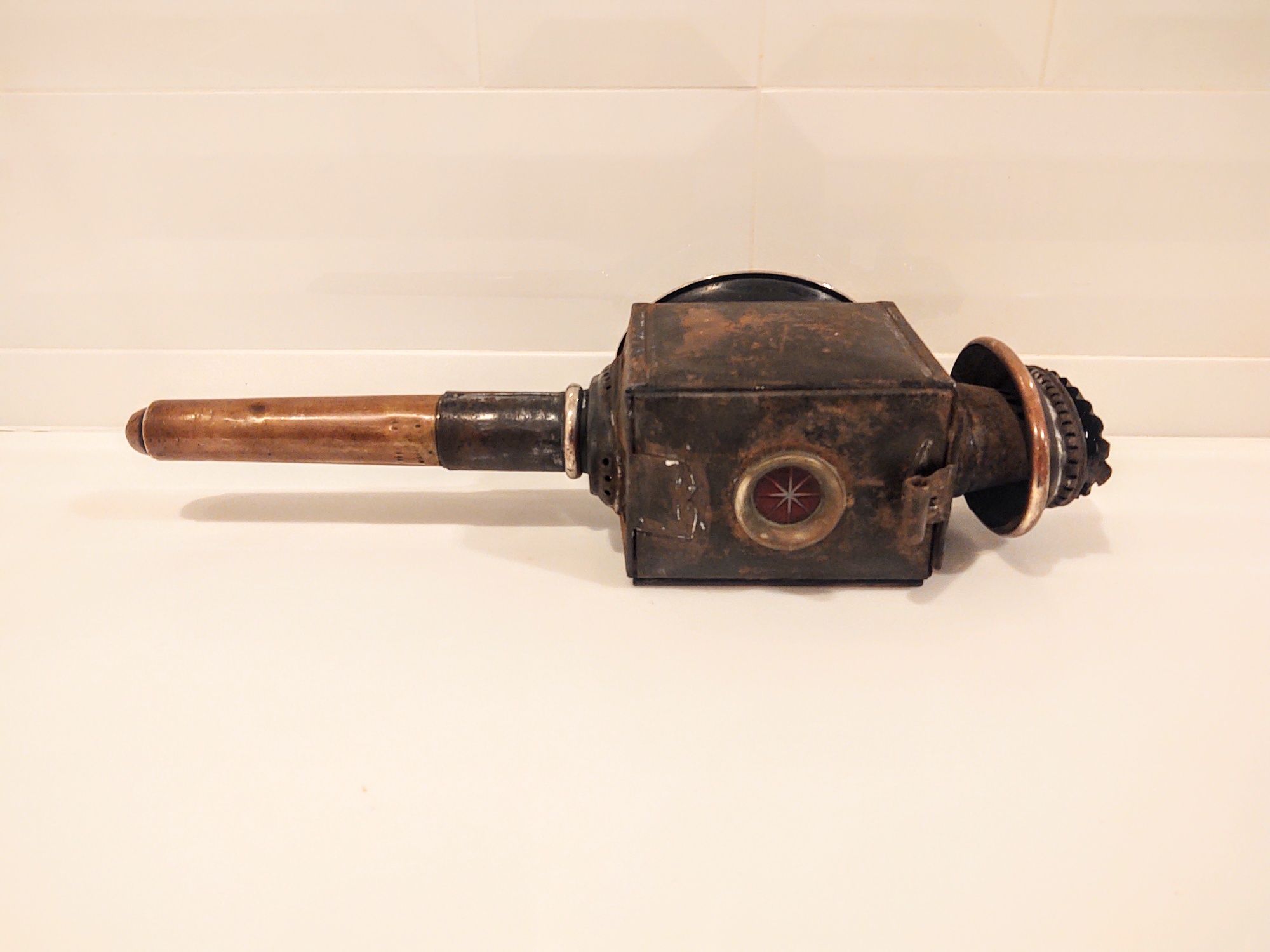 Lampa powozowa do bryczki karety antyk na świeczkę retro P.&A. Cordes