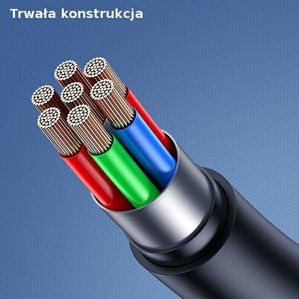 Kabel Usams U68 MicroUSB 2A do Szybkiego Ładowania 1M - Czarny