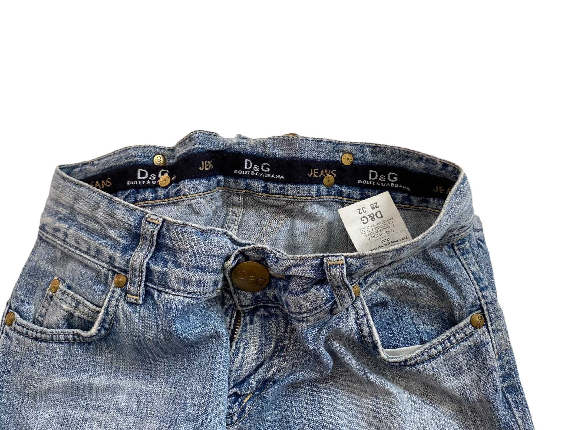 Dolce&Gabbana vintage jeansy, rozmiar W28/L32, stan bardzo dobry