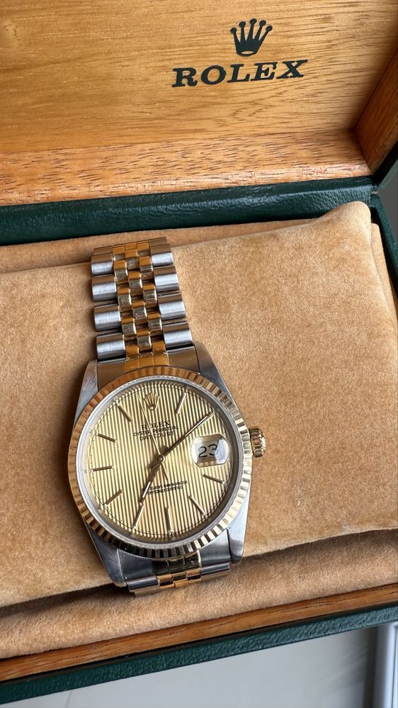 Oryginalny ROLEX Datejust Tapestry Dial 36 - unikat w pięknym stanie !