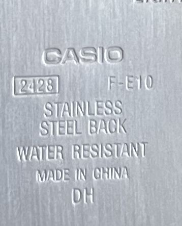 Casio F E10 - 2428