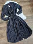 Primark czarny sweter dlugi maxi kimono wiskoza wiazany xl 2xl 3xl