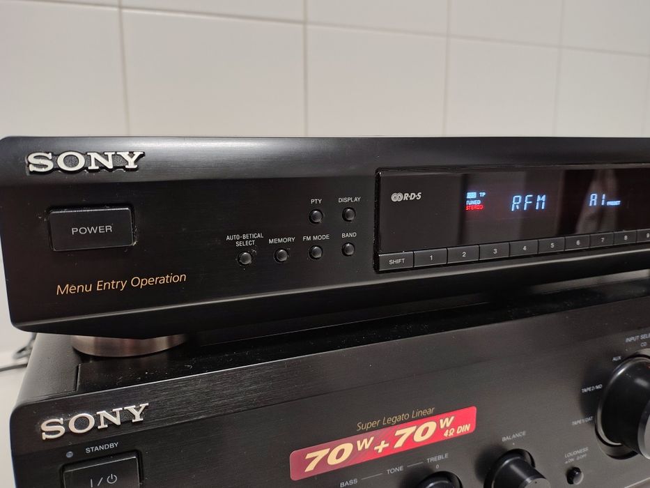 Amplificador e Tuner Sony