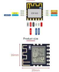 ESP-M3 ESP8266 ESP8285 WiFi do arduino STM32 RP2040 PICO