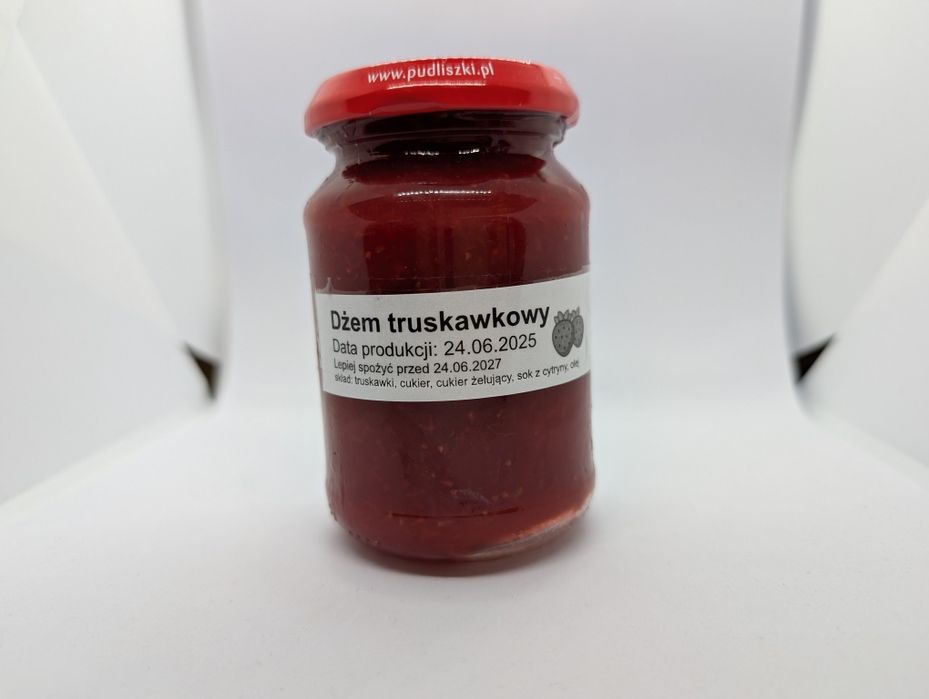 Domowy dżem truskawkowy 190ml - Podzameckie konfitury