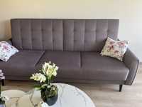 Nowa fioletowa wersalka kanapa sofa