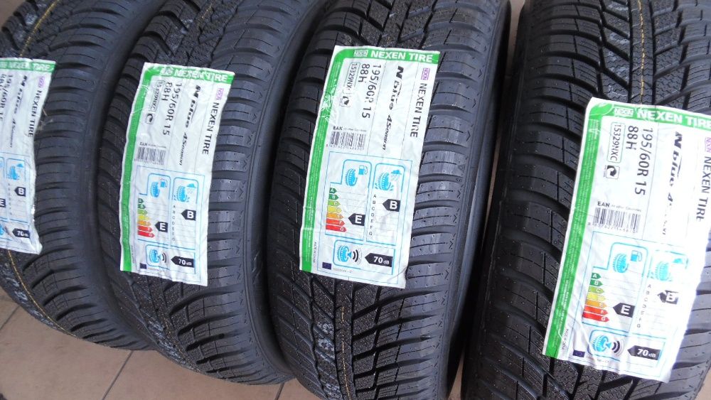 NOWE 195/60R15 NEXEN N'Blue 4Seasons , opony całoroczne , ANDAR