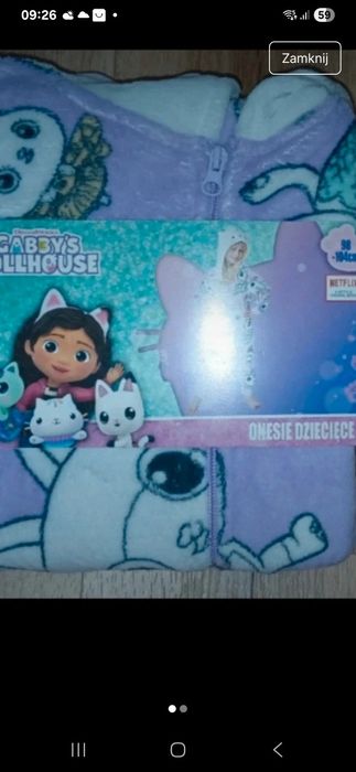 Koci domek Gabi Pizama/przebranie 98/104