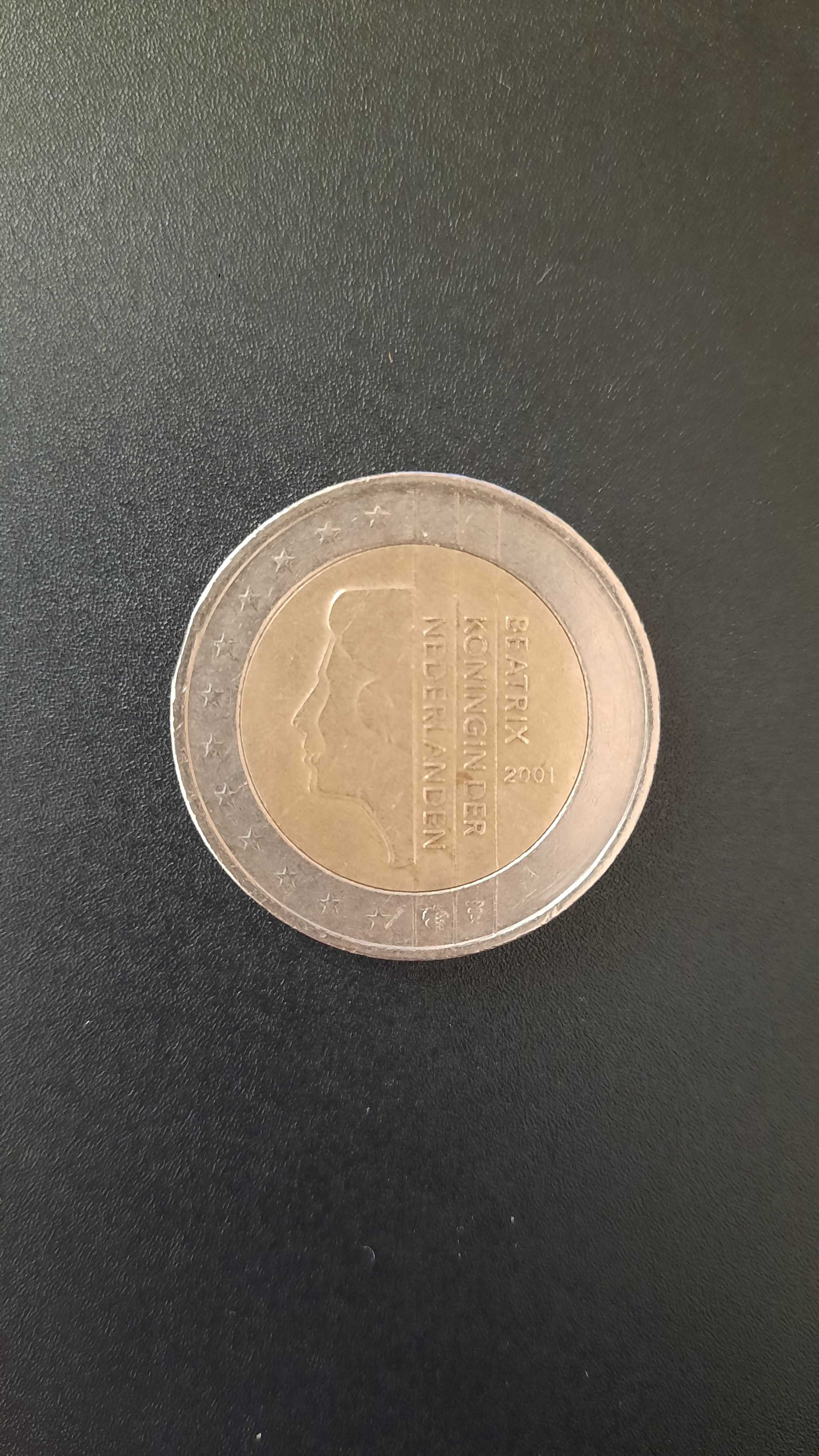 Moeda de 2 euros Holanda 2001