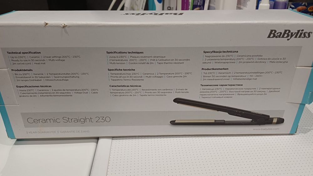 Ferro cabelo de cerâmica Babyliss