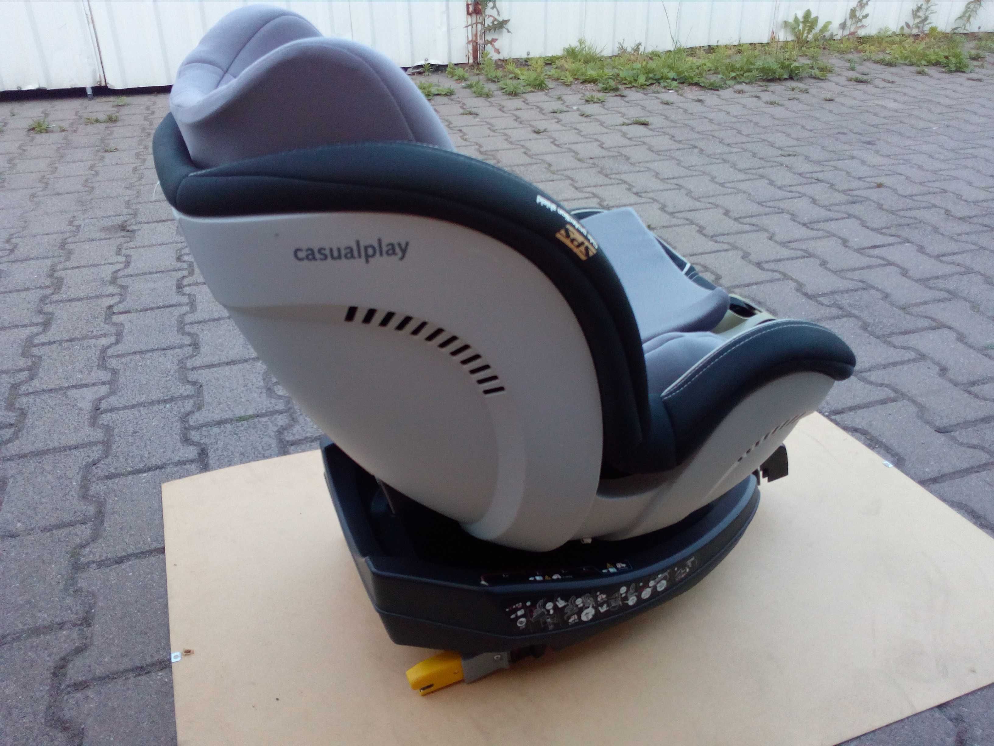 fotelik samochodowy Casual Play Volta FIX 0-18 kg jet/szary [jak nowy]