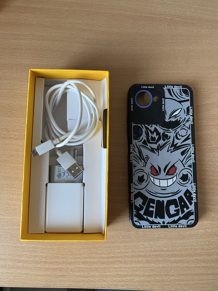 Смартфон realme C30s 2/32GB Stripe Black + чохол в подарунок