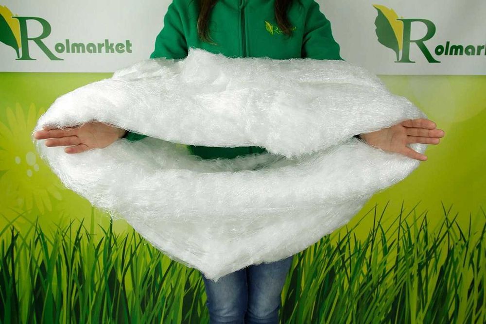 Siatka rękaw do pakowania choinek drzewek 45cm 300m biała mocna GRATIS