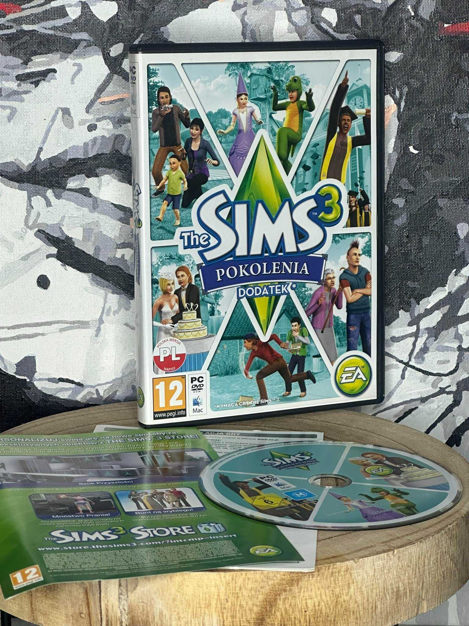 The Sims 3 Pokolenia - polska wersja - dodatek - JAK NOWA