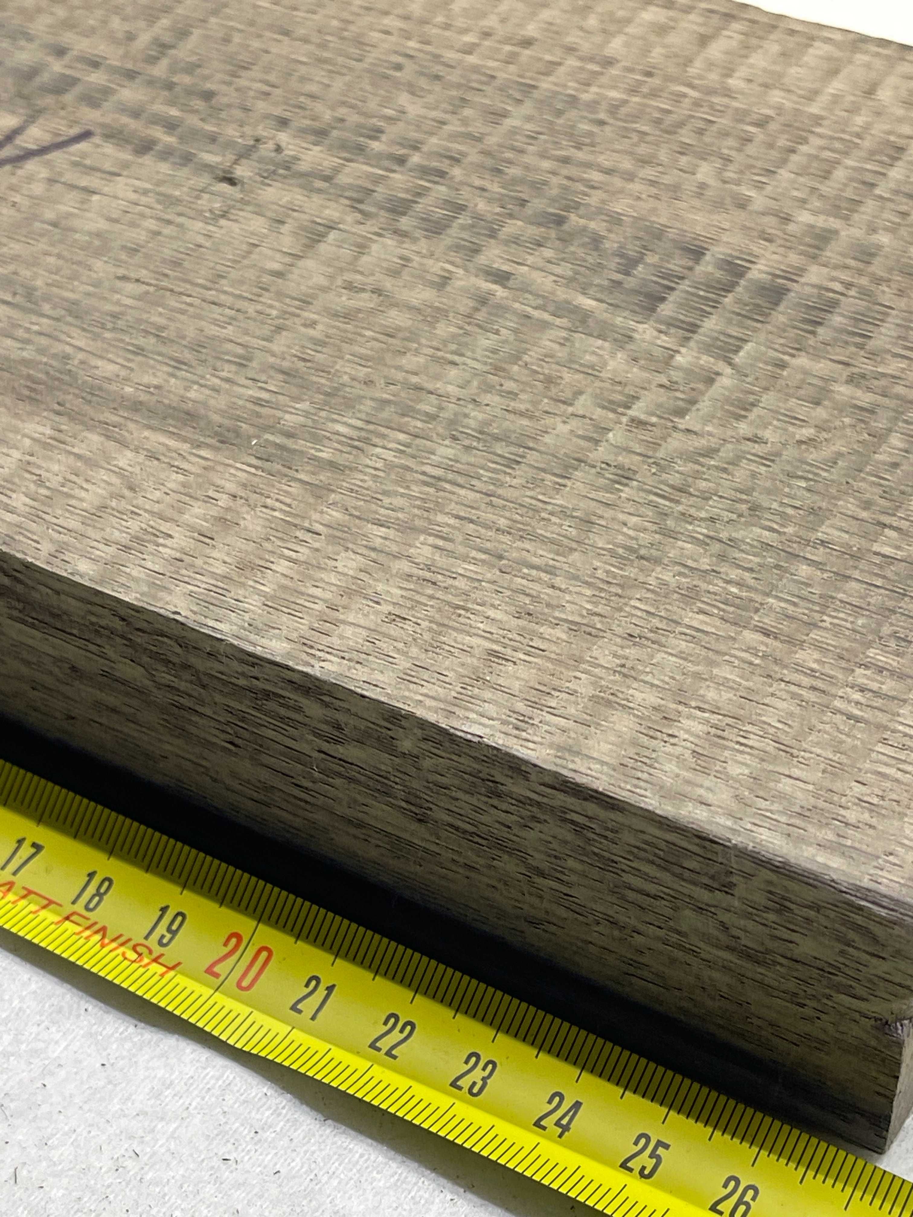Blok drewna: czarny dąb 245x165x40 mm – PREMIUM