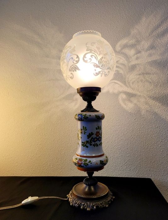 Lampa stojąca, antyk vintage
