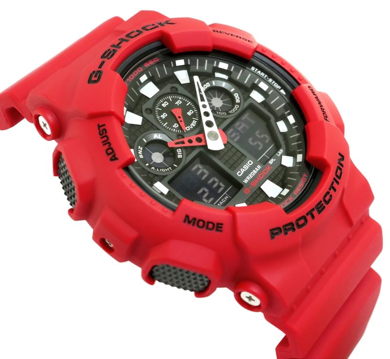 zegarek męski casio g-shock ga-100b-4aer + box