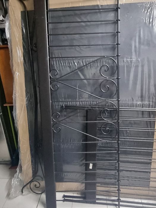 Cama Ferro Preto 90×200