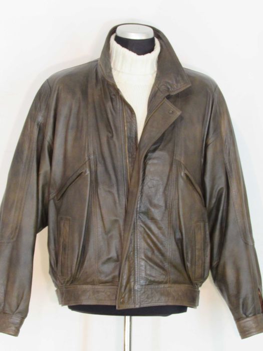 kurtka skórzana męska  MONTE PELLE R.54