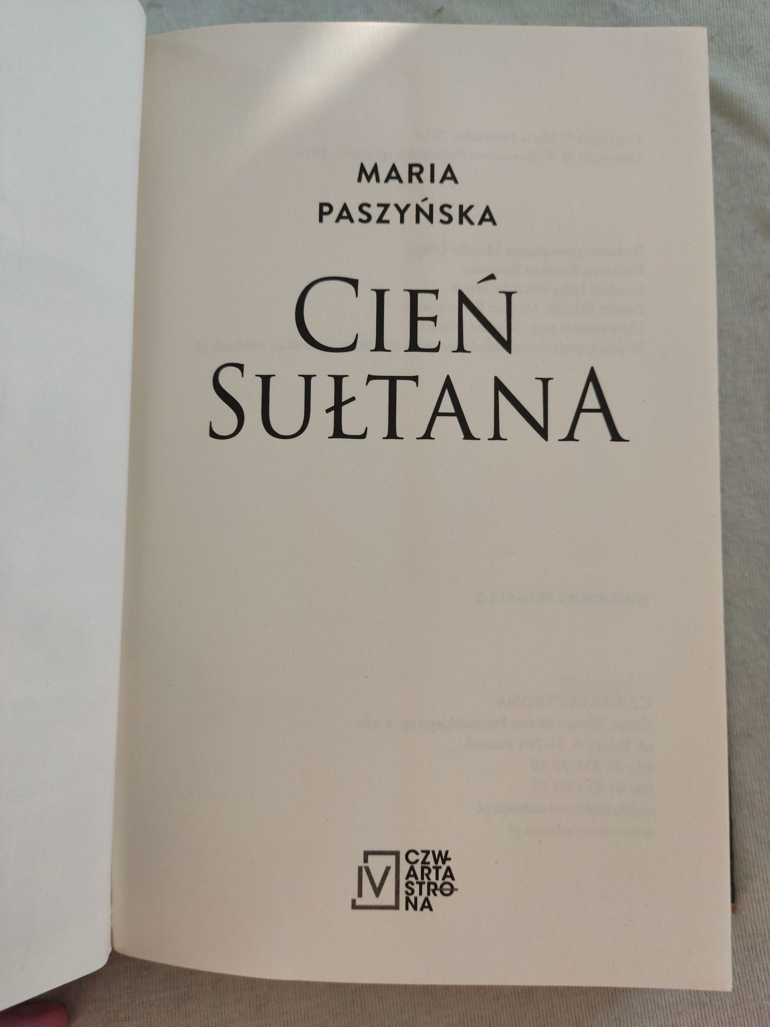 Cień Sułtana - Maria Paszyńska