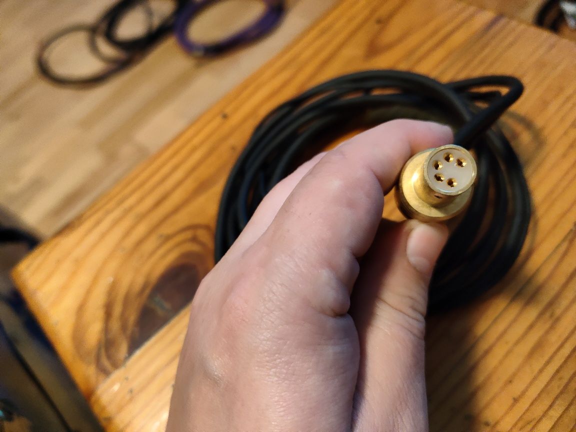 Interconnect bnc i din5 do sprzętu Naim i gramofonu, kabel