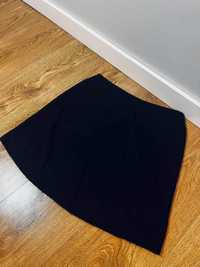 Czarna spodnica materialowa dzianinowa uniwersalny rozmiar