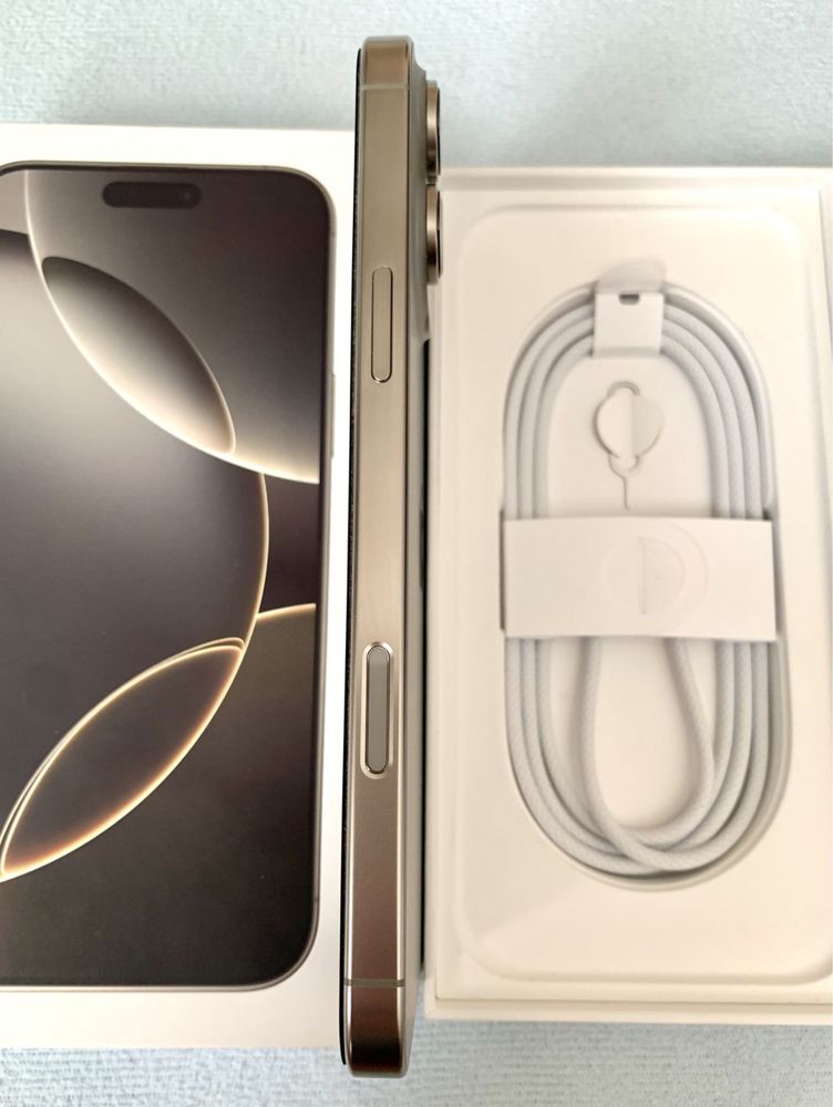Iphone 16 Pro Max Natural Titanium 1 TB Stan Jak Nowy Gwar do 01.2026