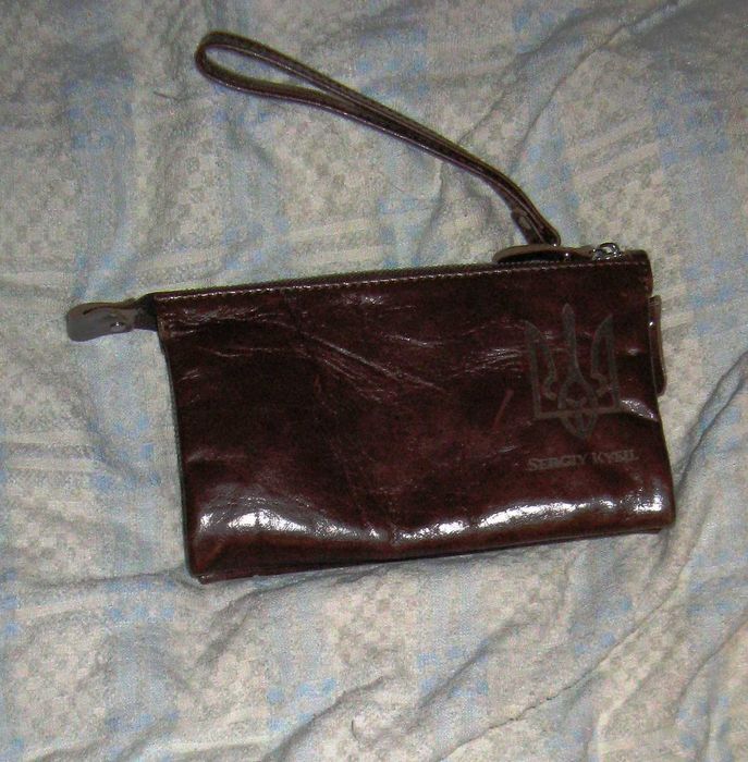 Мужская кожаная барсетка Firetto