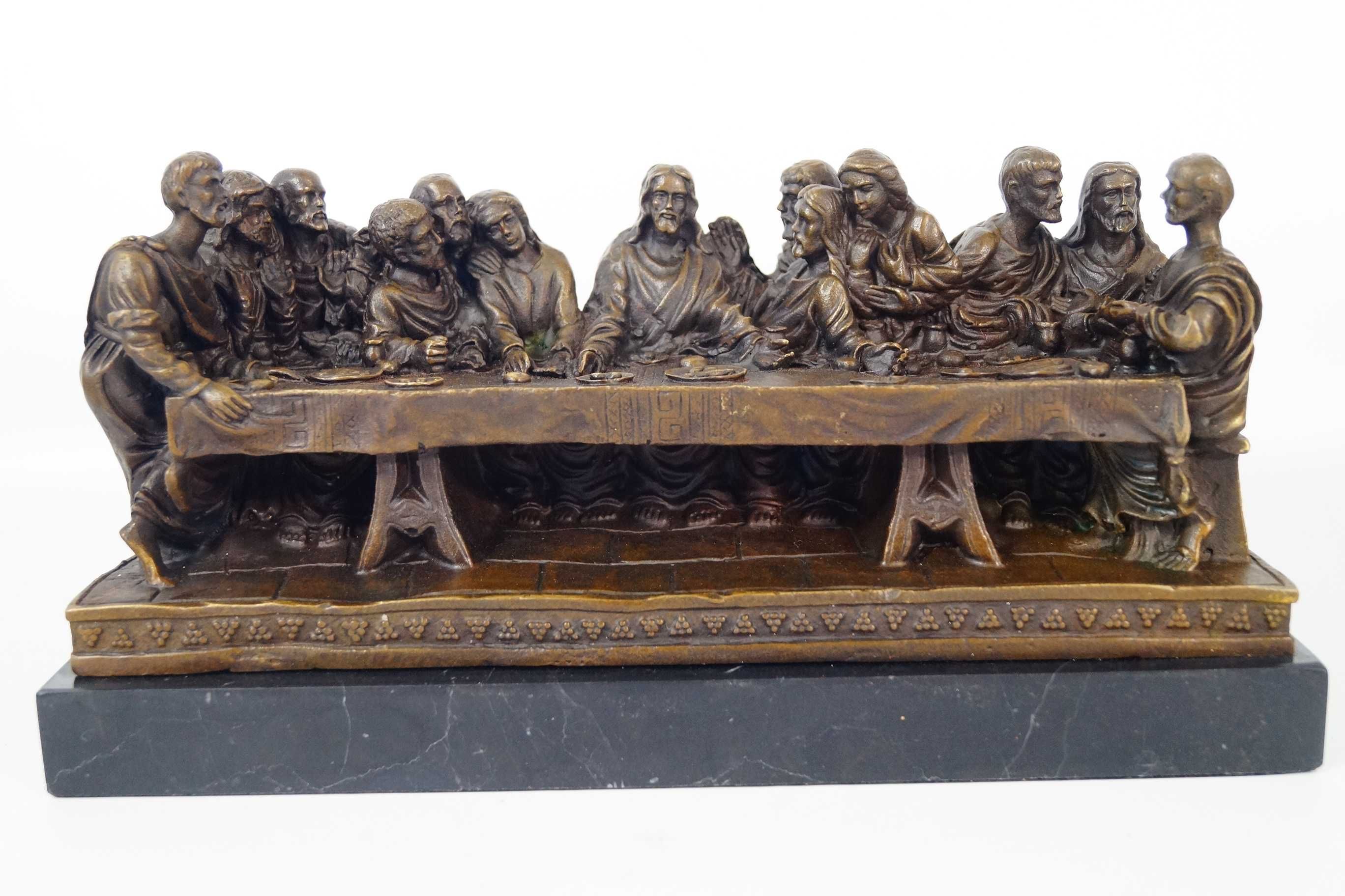 OSTATNIA WIECZERZA figura z brązu rzeźba biblia