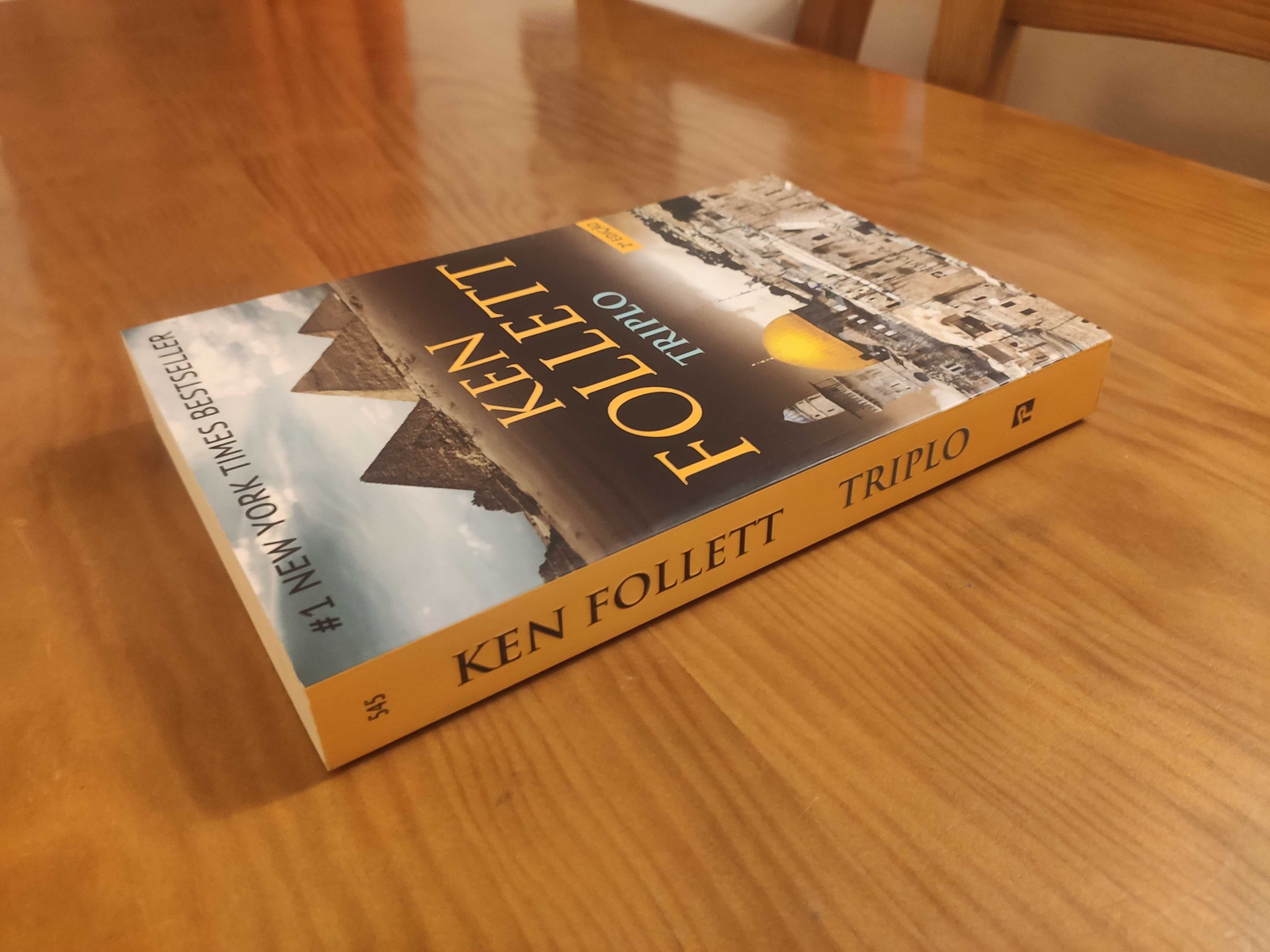 Livro "Triplo" de Ken Follett - COMO NOVO!