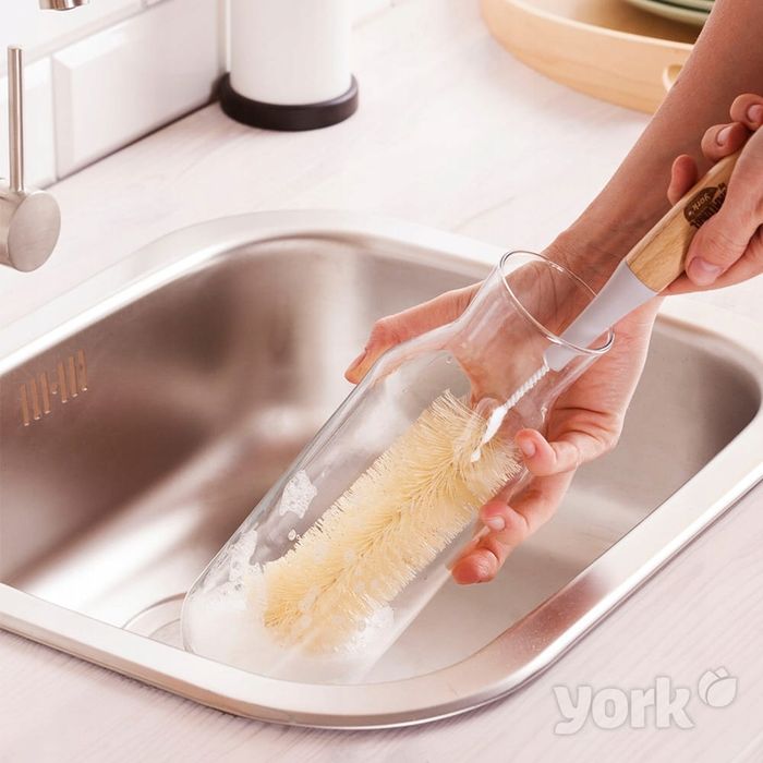 szczotka myjka do butelek wazonów bambus eco 36cm.