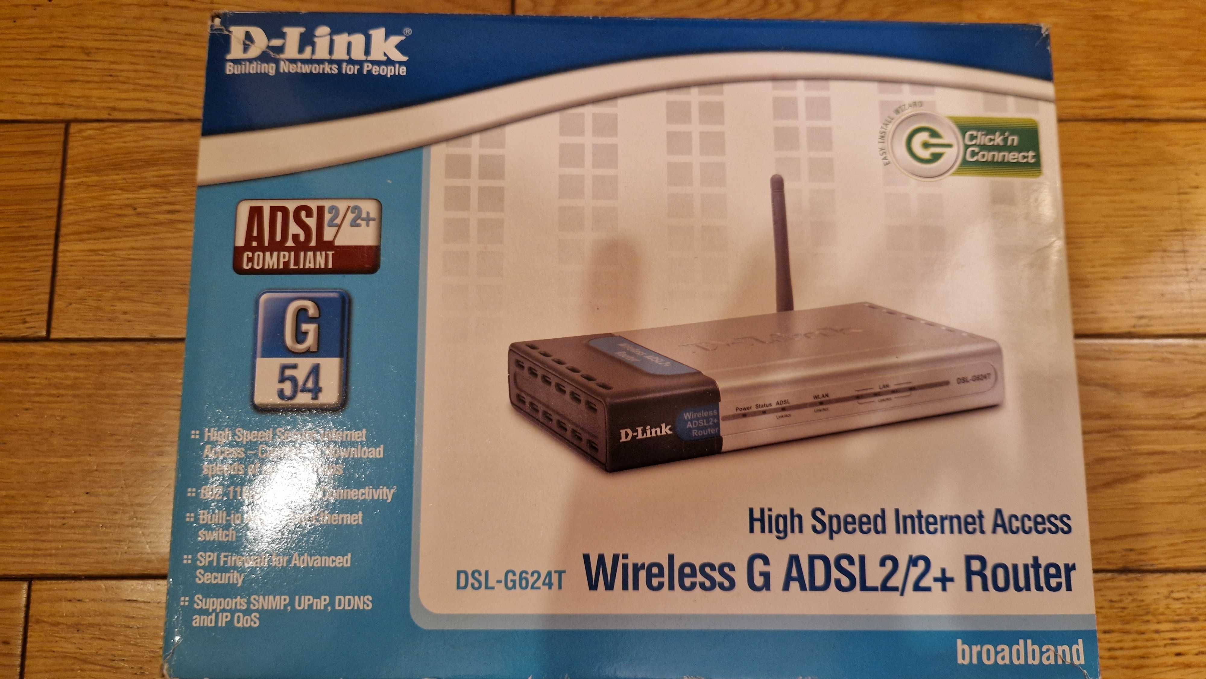 Ruter D--Link DSL-G624T Wireless G ADSL2/2+