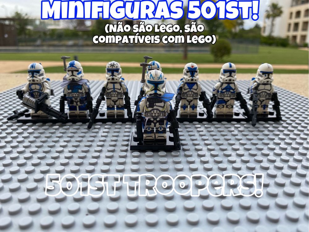 Minifiguras 501st Clones! (Não são legos originais, sao compativeis)