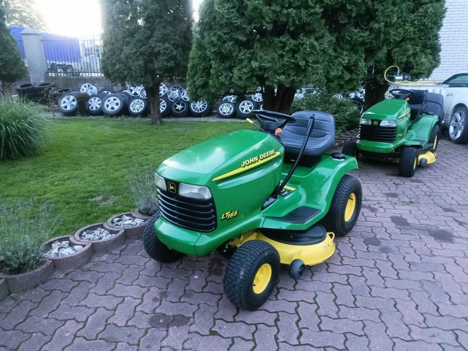 Traktorek kosiarka John Deere LT166 16KM hydrostat pompa mulczer 2 cyl