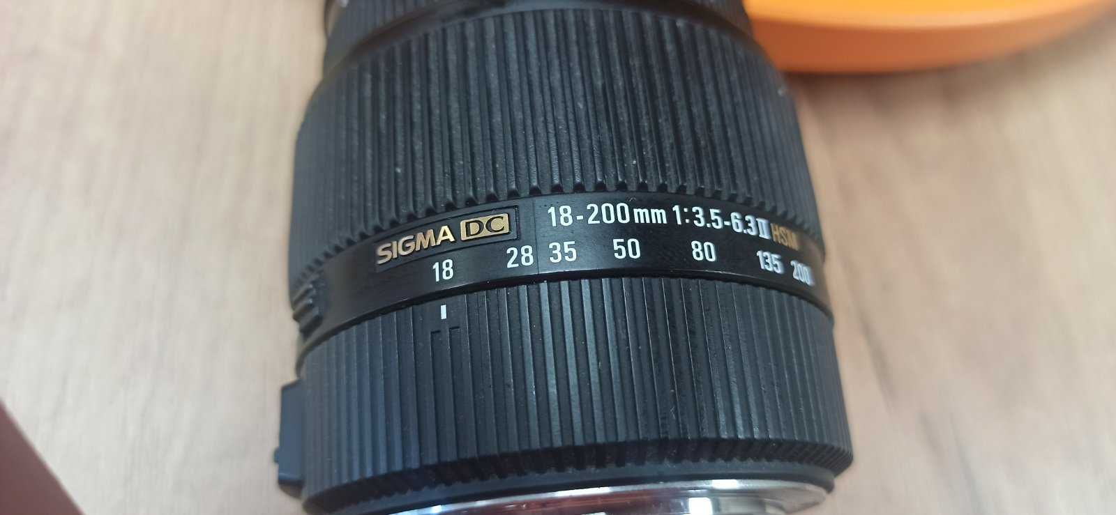 Объектив Sigma Zoom DC 18-200mm 1:3.5-6.3 II HSM OS (Canon)
