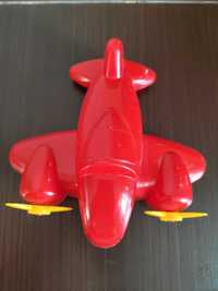 Іграшковий літак пластмас червоний