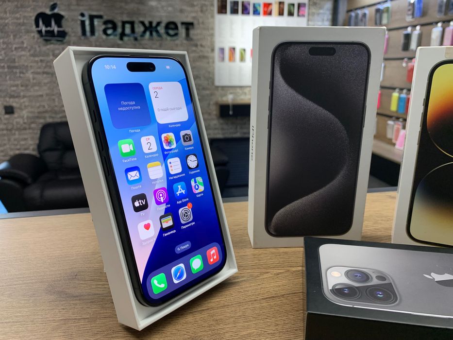 iPhone 16 Pro 256GB (Black Titanium) Neverlock. Кредит. Гарантія.