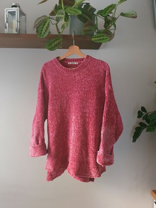 Sweter damski luźny oversize miękki otulający Pull & Bear M