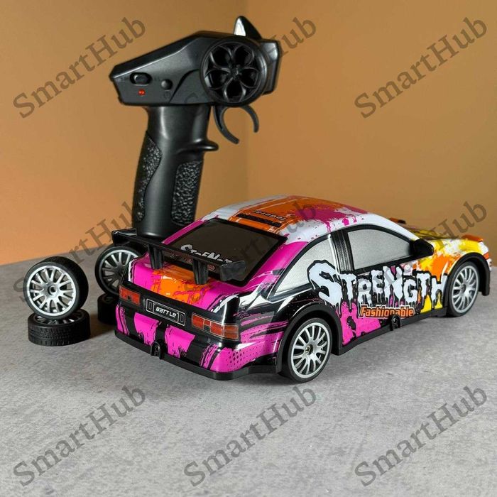 Дрифт машинка на пульті управління Strength Рожева. Машинка для дрифту