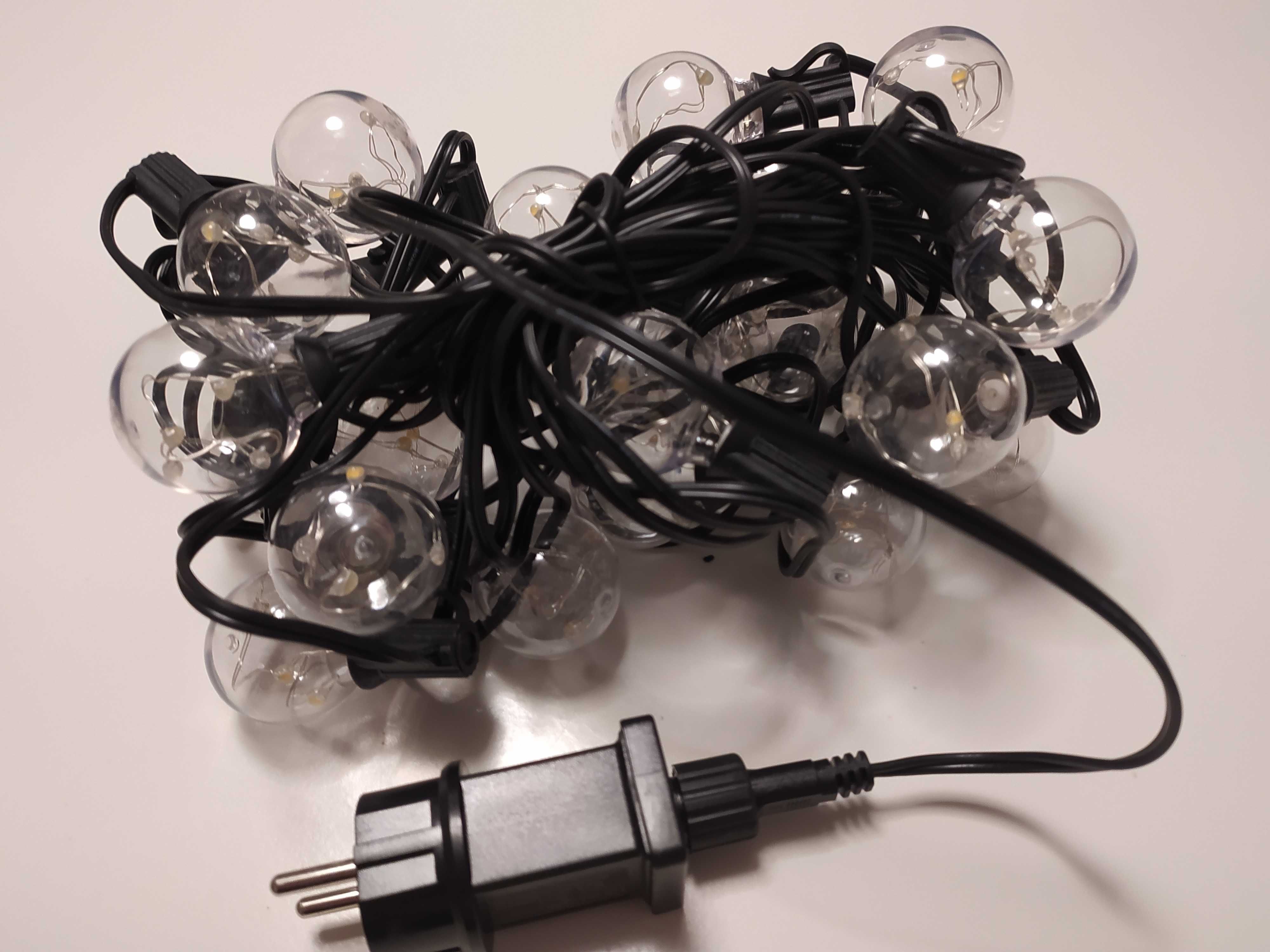 łańcuch świetlny LED, na zewnątrz, z 25 żarówkami