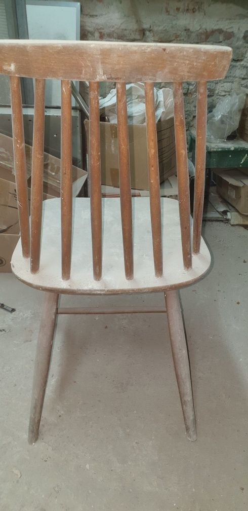 2 krzesła tapicerowane z PRL-u