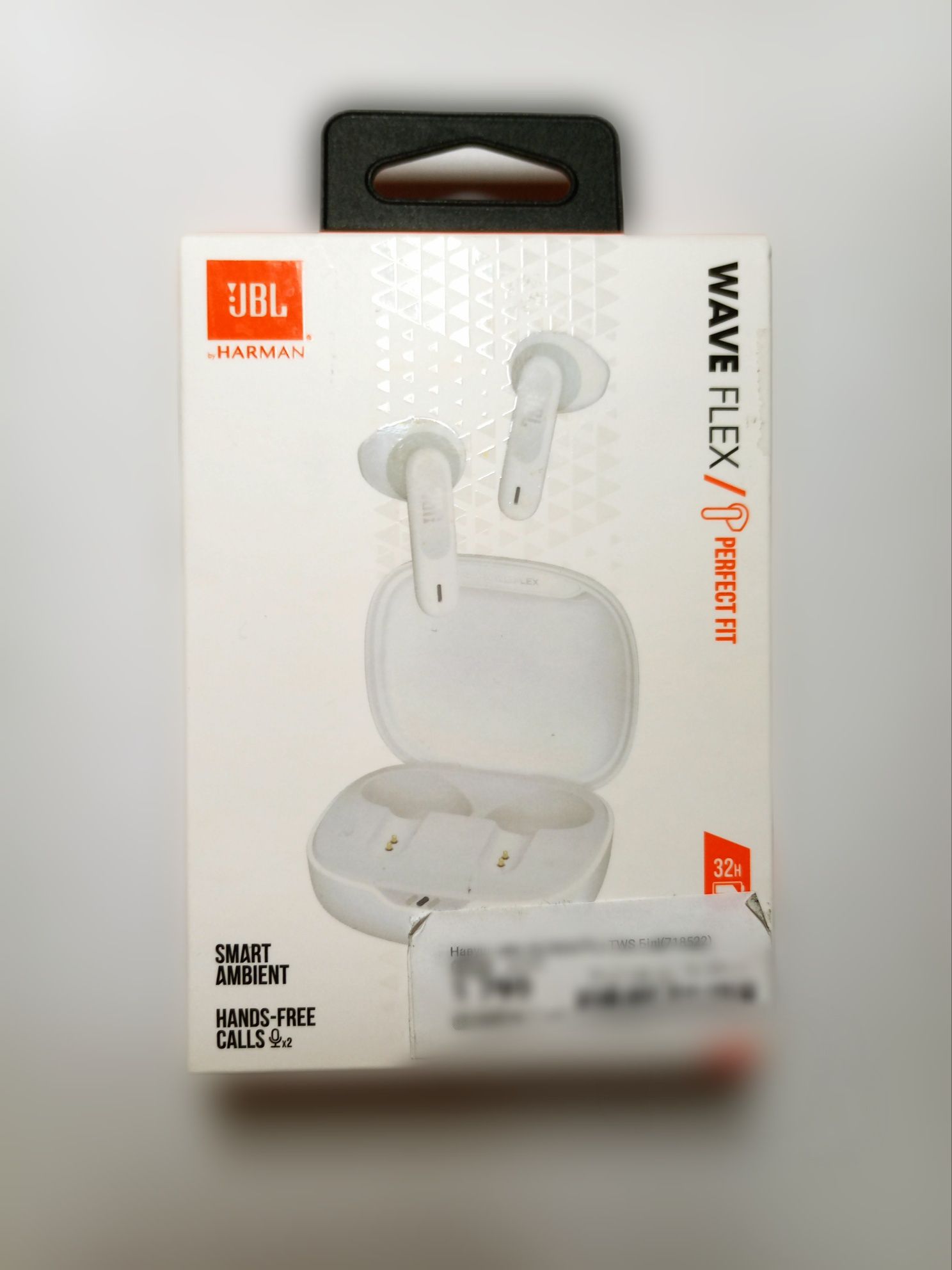 Оригінальні навушники JBL Wave Flex TWS білі