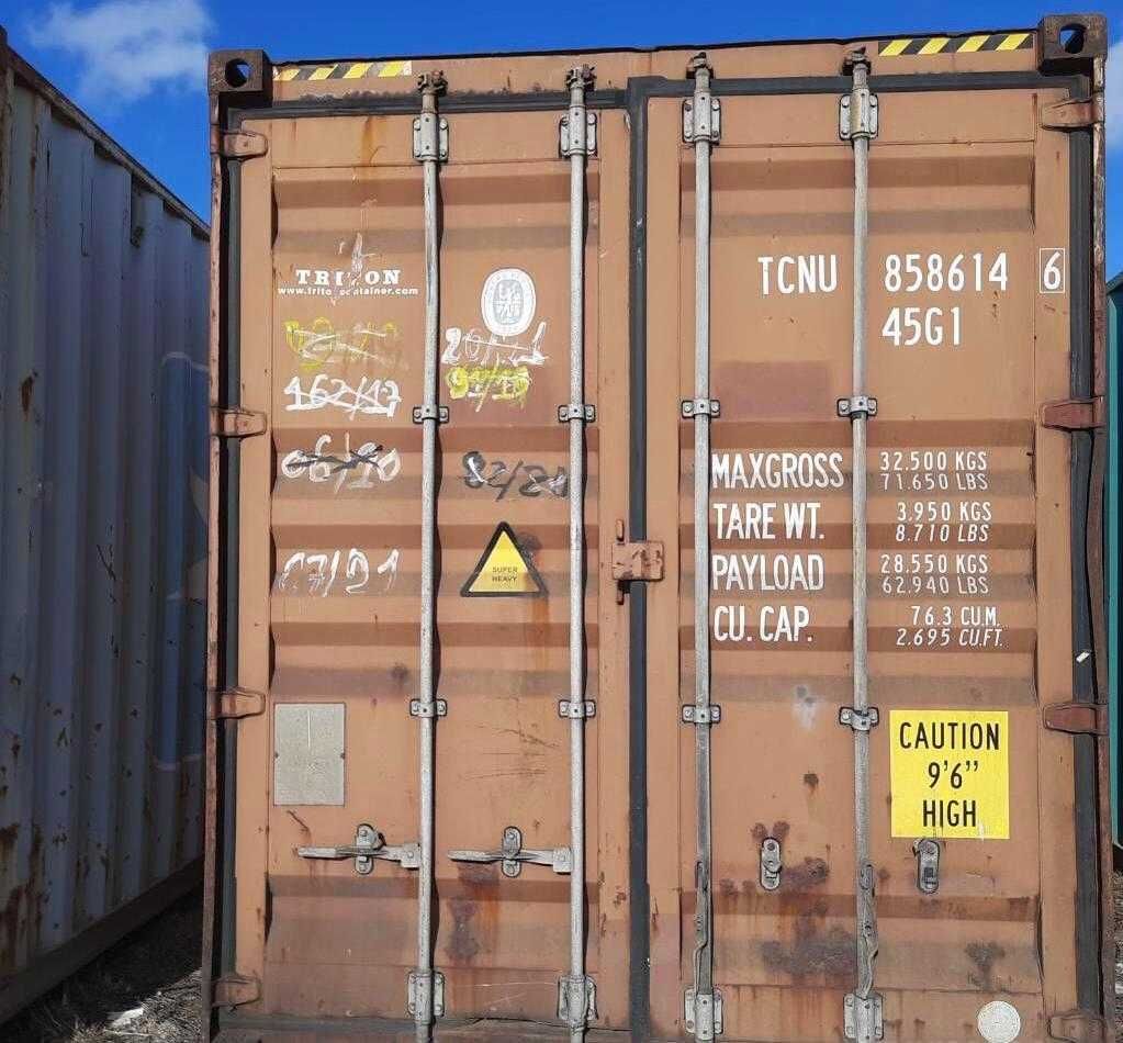 tanque marítimo de 40 pés (12 metros)