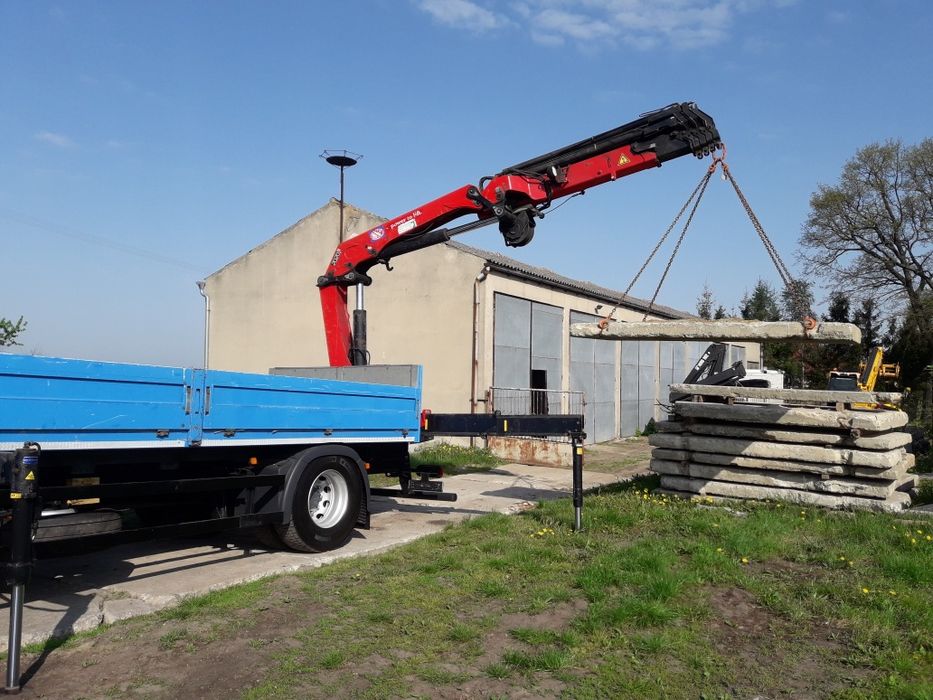 Transport ciężarowy z hds, usługi hds, dźwig Gostyń
