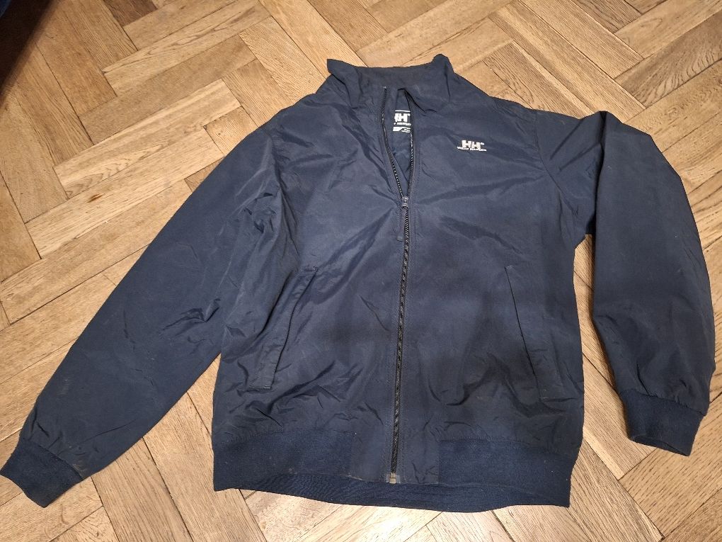 Granatowa kurtka Helly Hansen 164 S/M 36/38 ze stójką z kieszeniami