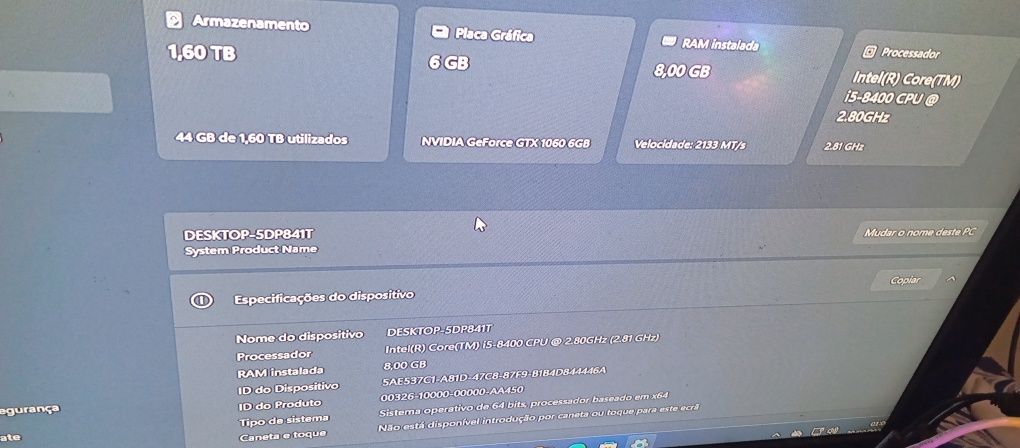 Computador vend ou troc Windows 11 top