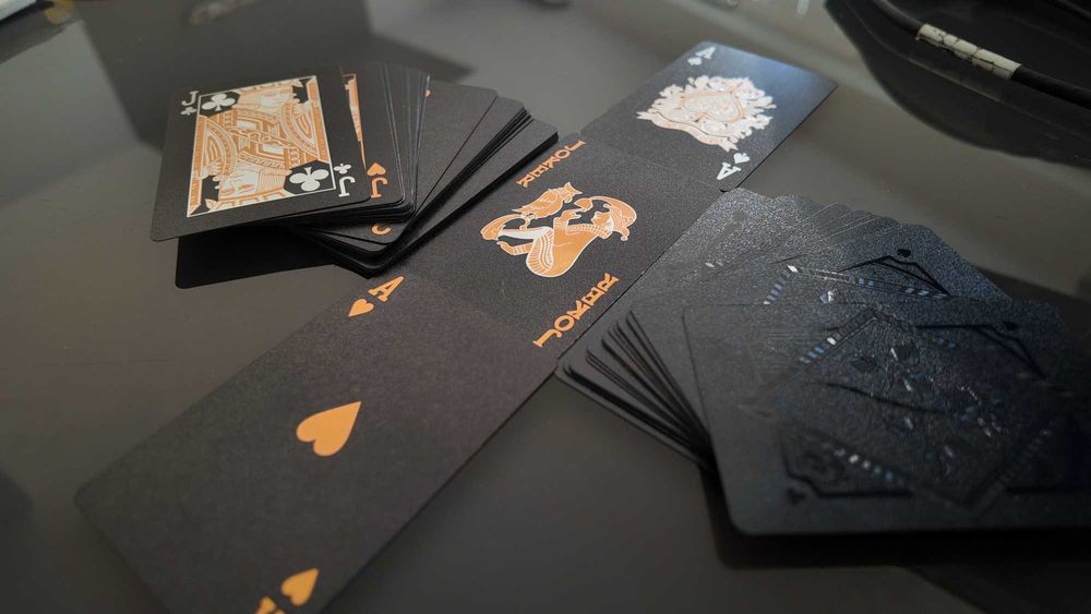 TALIA KART zloto-czarno-srebrne